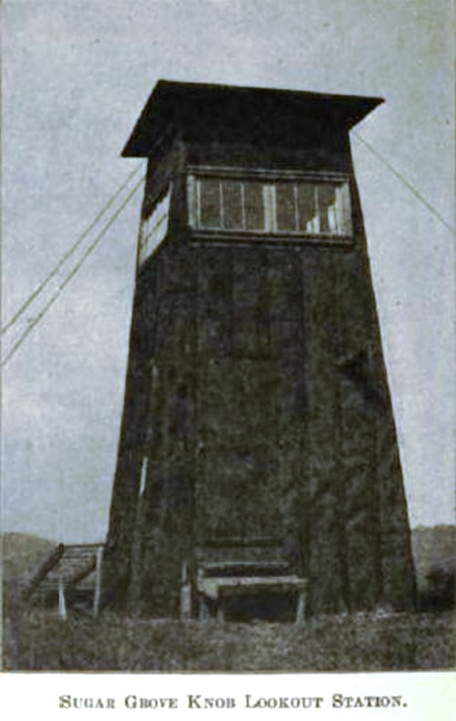 Earlier all wood tower