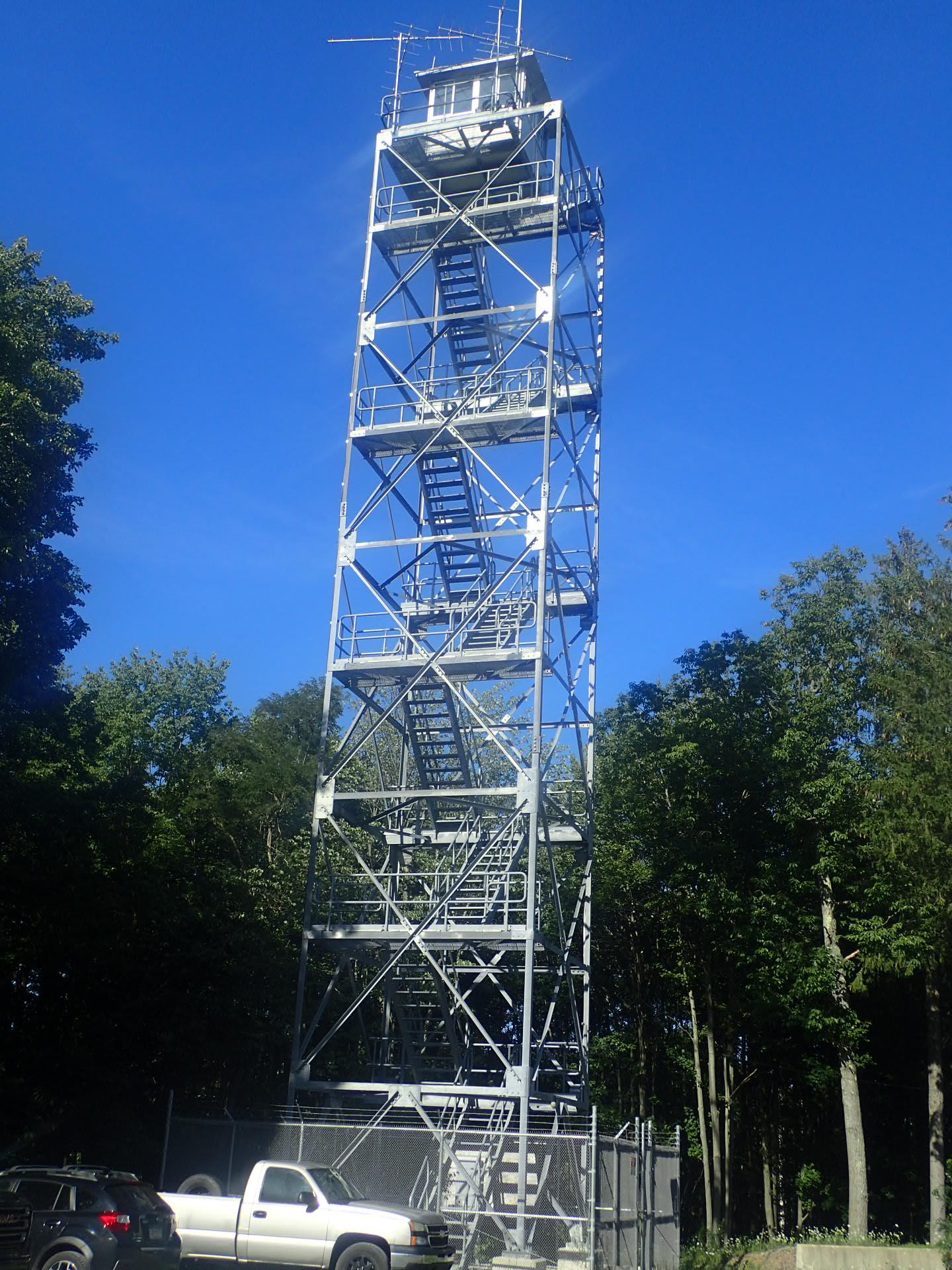 August 2022 photo of new tower