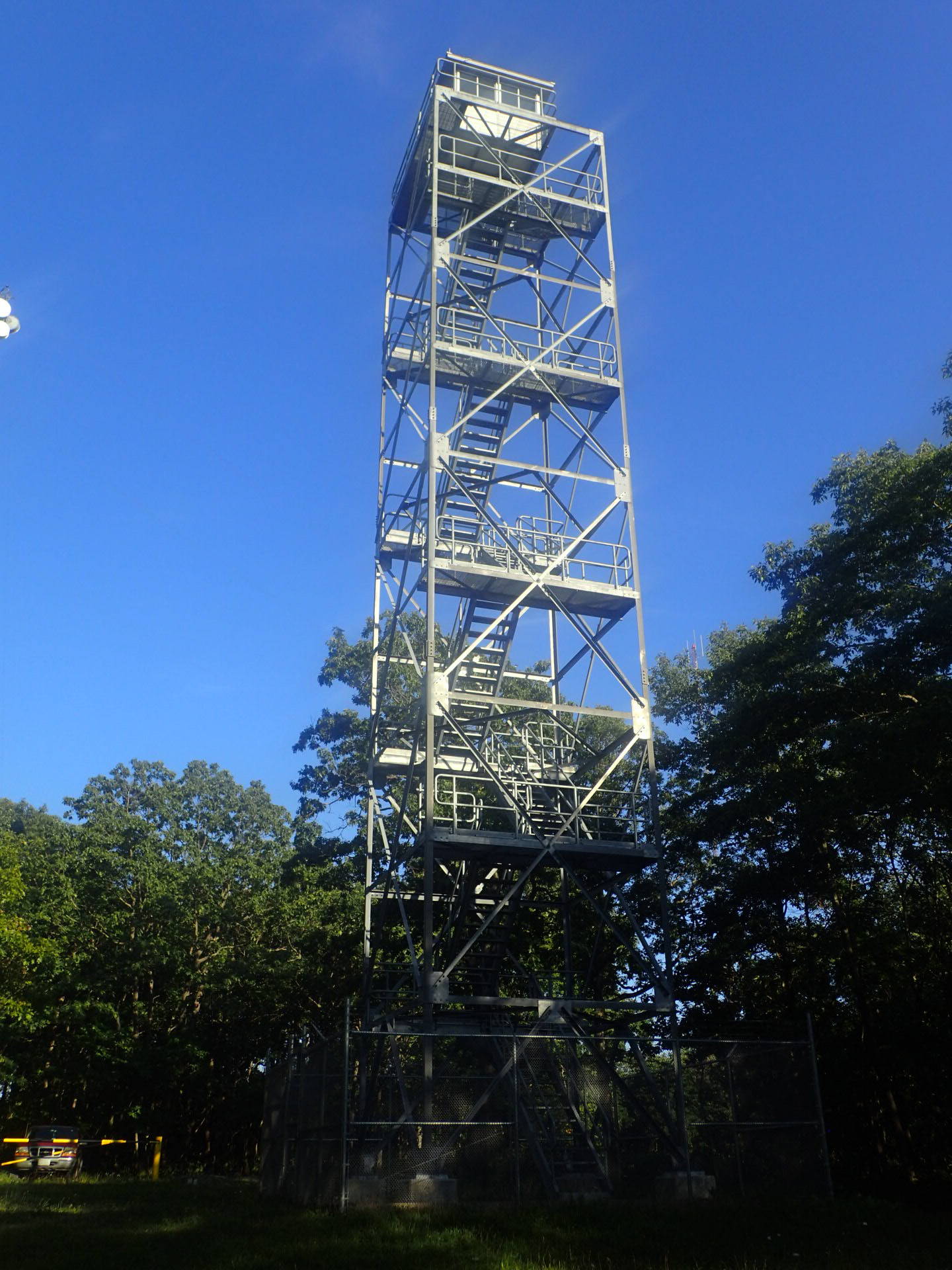 August 2022 photo of new tower