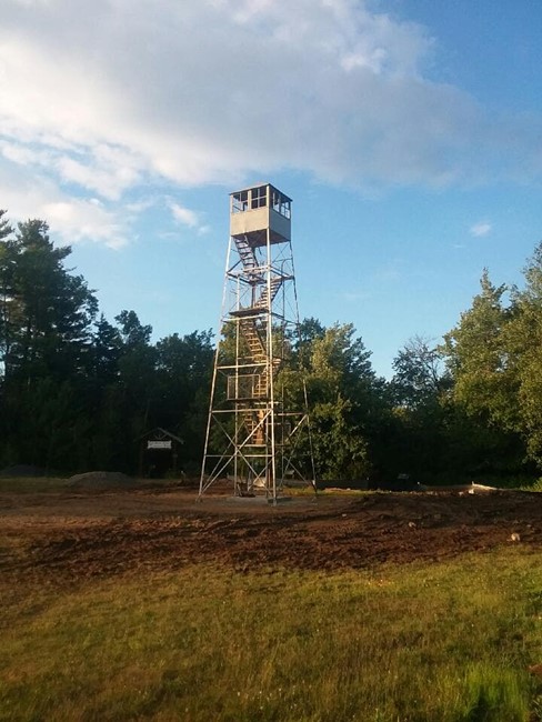 Relocated tower at Speculator