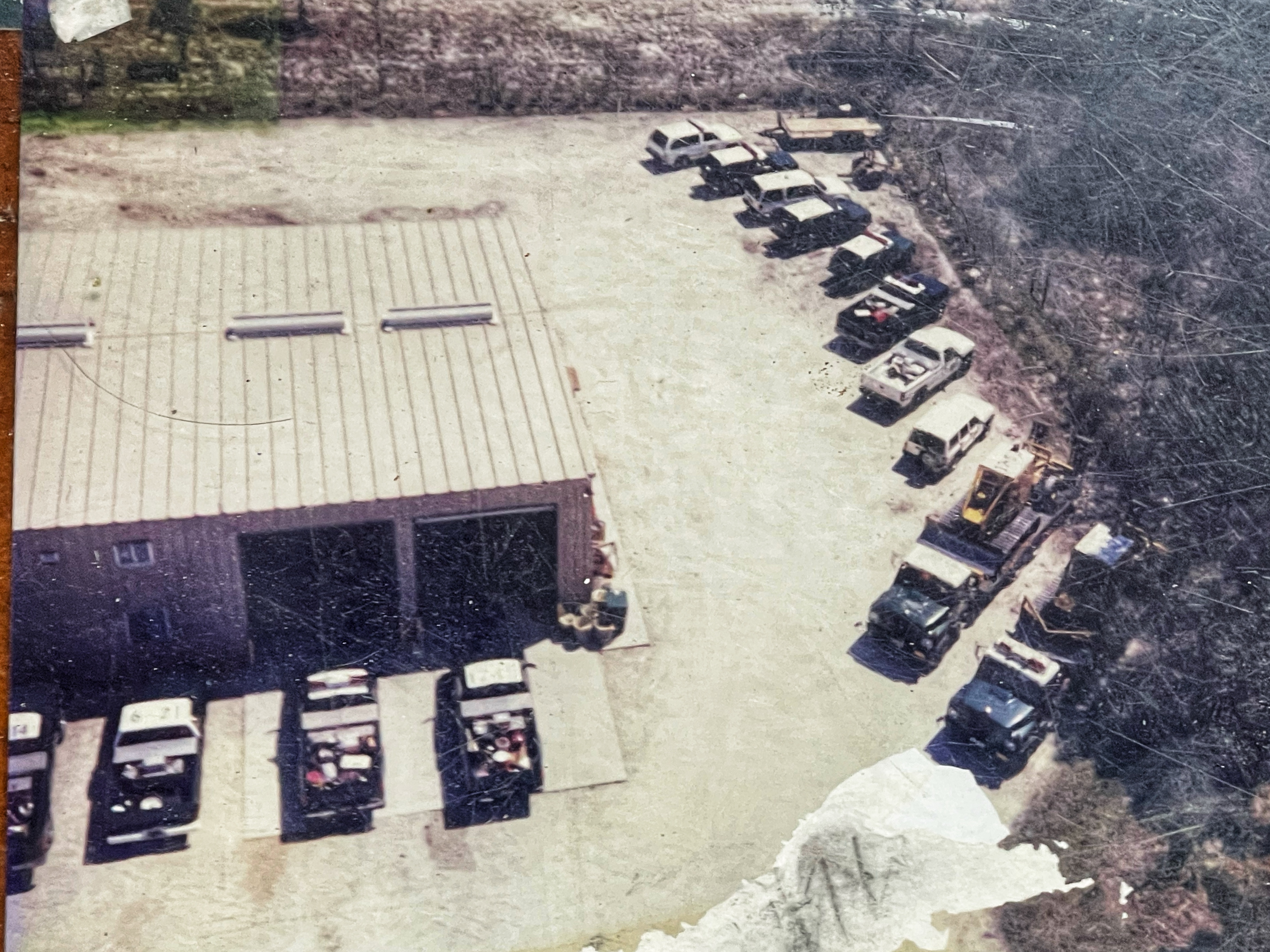 From the tower - Looking at the Forestry Station - 1990's