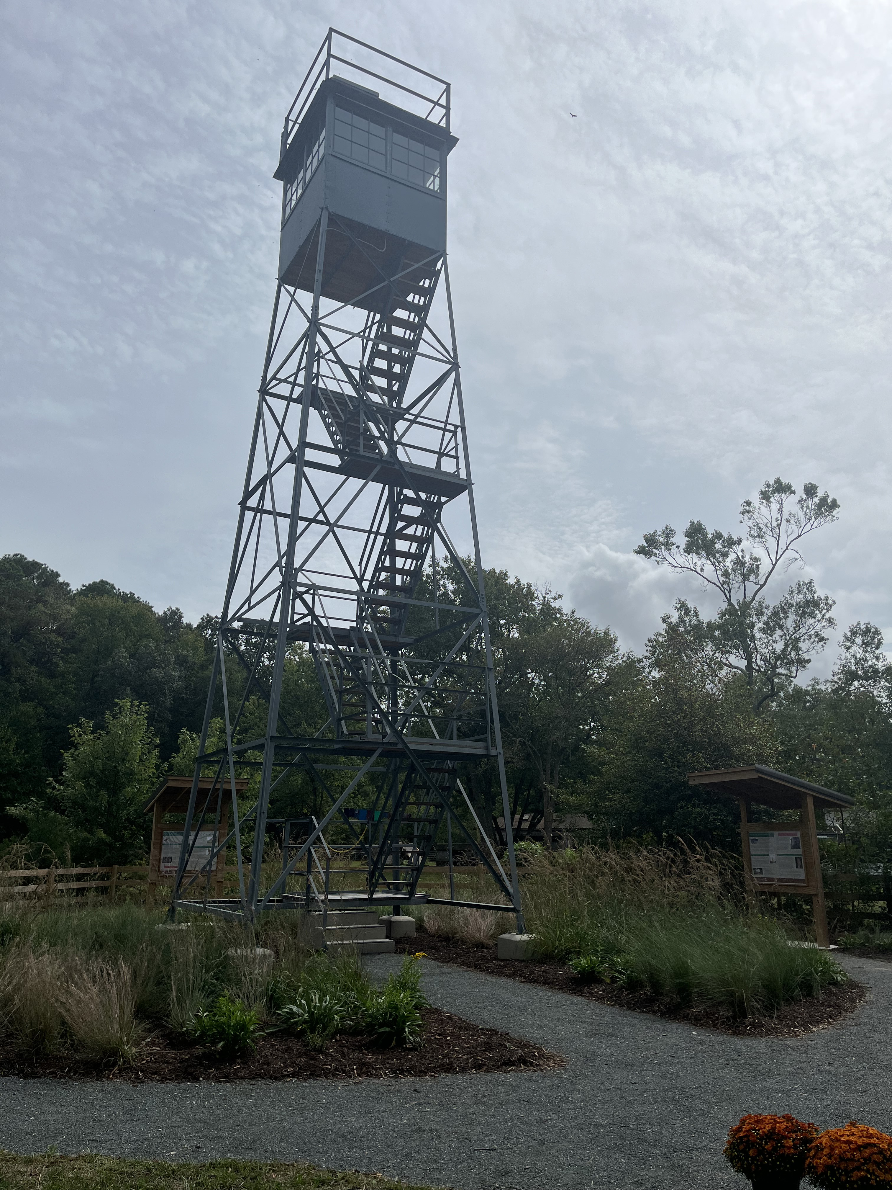 After renovations, including shortening the tower