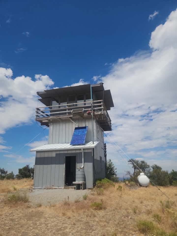 Lookout prior to the Box Springs Fire.